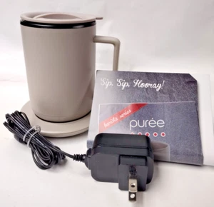 Puree Warming Mug without Base Taupe 12oz - Picture 1 of 3