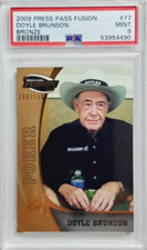 2009 Press Pass Fusion #77 Doyle Brunson Bronze /150 Rookie Card RC PSA 9 Mint