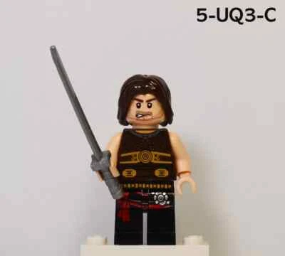 Lego Prince of Persia Dastan Minifigure Dual Sided Head Stubble Beard Genuine - Image 1 of 2