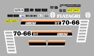 Fiatagri 70 66 dt decalcomanie adesive - Imagen 1 de 1