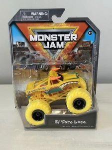 Monster Jam Truck EL TORO LOCO 1:64 Series 37 Over Charged Yellow ETL - Picture 1 of 3