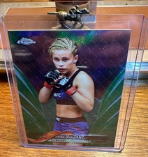 2018 UFC Topps Chrome Green Refractor Paige Van Zant /99 SP