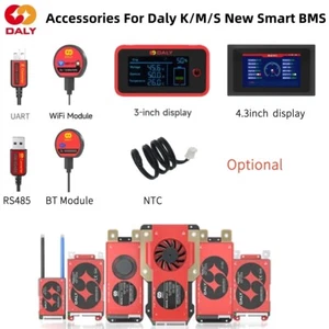 Daly Smart BMS 3.0 4.3 Inch LCD Display Wifi Bluetooth Module Uart RS485 NTC SEU - Picture 1 of 11