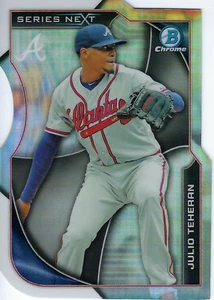 2015 BOWMAN CHROME SERIES NEXT DIE CUT INSERT JULIO TEHERAN #SN-JT BRAVES - Picture 1 of 2