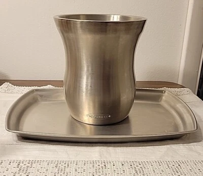 Juego de servir Calphalon 2 piezas de acero inoxidable - Ver fotos - Muy pesado y de calidad Foto 1 de 4