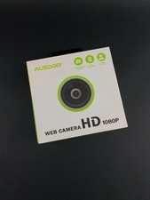 Ausdom USB Computer Web Camera HD Webcam 1080P with Microphone, OBS (Black)