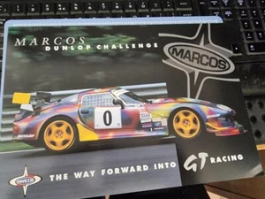 MARCOS DUNLOP CHALLENGE GT RACING - SALES BROCHURE - 1999 SEASON - RARE - Picture 1 of 1