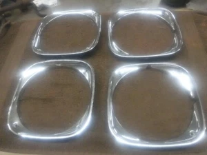 1969,70 Pontiac Grand Prix Headlight Trim Rings Used OEM Set Of 4 - Picture 1 of 12