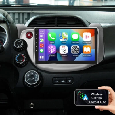 Für Honda Jazz Fit 2008-2013 Android 13 CarPlay Autoradio BT GPS Navi DAB+ 2+64G - Bild 1 von 4
