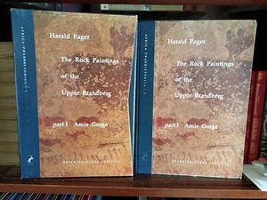 Rock Paintings...Upper Brandberg, Pt I: Amis Gorge_Harald Pager_HC w/foldouts_VG - Imagen 1 de 15