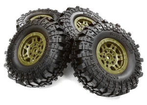 Composite Dual 6 Spoke Off-Road 1.9 Size Wheel & Tire (4) (O.D.=110mm) - Picture 1 of 1