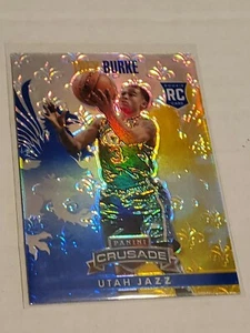 2013 - 14 Panini Crusade Blue Prizm Trey Burke Rookie Card Utah Jazz Dallas Mavs - Picture 1 of 4
