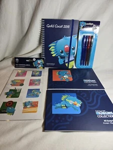 2018 Gold Coast Commonwealth Games Pens Stickers Notebooks Stationery Bundle - Picture 1 of 15