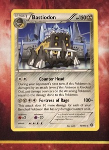 Pokemon Card Bastiodon Steam Siege #70/114