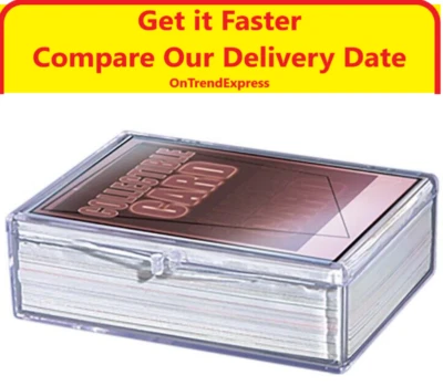 ULTRA PRO Hinged Trading Card Storage Case 50ct Box Holds 50 Trading Cards - Image 1 of 4