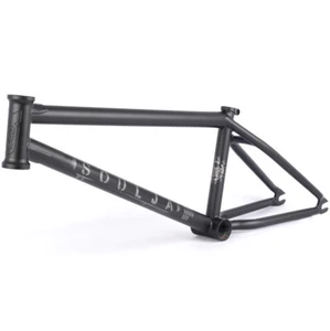 BSD BMX SOULJA BICYCLE FRAME FLAT BLACK BMX FRAME SUNDAY FIT - Picture 1 of 2