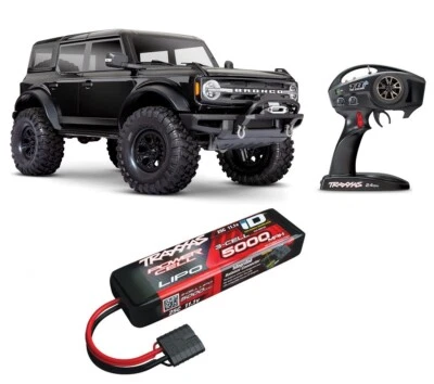 Traxxas 92076-4 TRX-4 2021 Ford Bronco 1/10 Crawler TQi + TRX 3S LIPO Noir - Photo 1/4