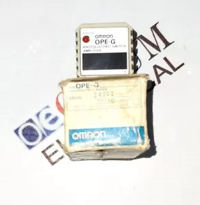 OMRON OPE-G PHOTOELECTRIC SWITCH VOLTAGE 24VDC FAST SHIPPING - Picture 1 of 8