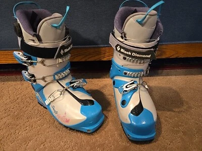 Botas de esquí de travesía Black Diamond Swift, Mondo 24, forro térmico, encaje BOA Coiler Foto 1 de 4