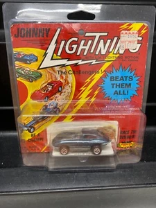 Vintage Johnny Lightning Redline Jaguar XKE MOC MIP RARE Steel Blue - Picture 1 of 12