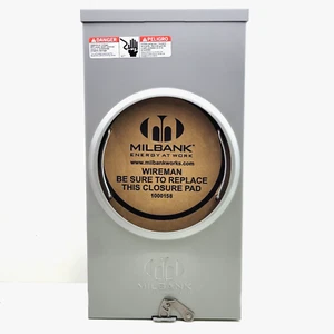 1 NUOVA presa contatore da ponte Milbank U7021-RL-TG 200AMP con apertura HUB da 2" - Foto 1 di 10