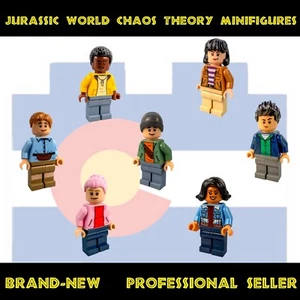 LEGO Jurassic World Chaos Theory Camp Cretácico Minifigura Kenji Yaz Darius Sam - Imagen 1 de 26