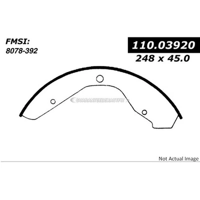 For Volkswagen Super Beetle 1971-1979 Centric Front Brake Shoe Set - Image 1 of 3