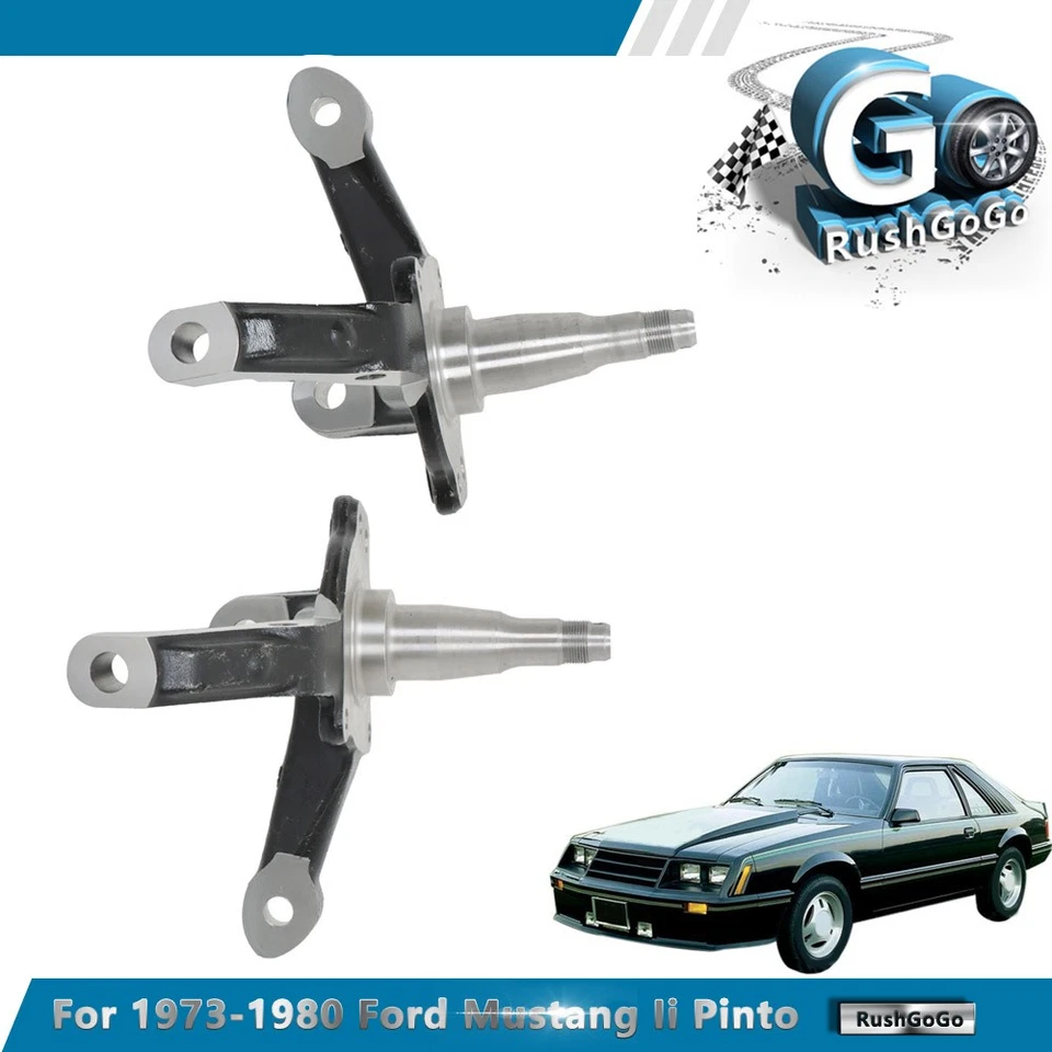 Husillos de caída de acero forjado de 2" para Ford Pinto 1973-1980 Ford Mustang II 1974-1978 Foto 1 de 4