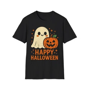 Happy Halloween Geist T-Shirt, Unisex Tee, Spooky Kostüm Shirt, Herbst […] - Bild 1 von 29