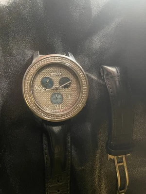 JOE RODEO Diamonds Chronograph Calendar All S.Steel Men's Swiss Watch - Image 1 of 4