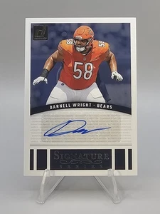 2024 Panini Donruss - Signature Series Darnell Wright #SSE-DWR (AU) 💥 Bears - Picture 1 of 2