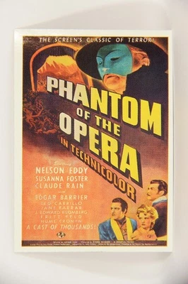 Universal Monsters 1996 Card Sticker #S8 The Phantom Of The Opera 1943 L019878 - Image 1 of 2