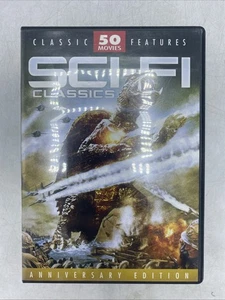 Sci Fi Classics! 50 Movies! Anniversary Edition (DVD, 12-Discs) Loaded w/Sci-Fi - Imagen 1 de 11