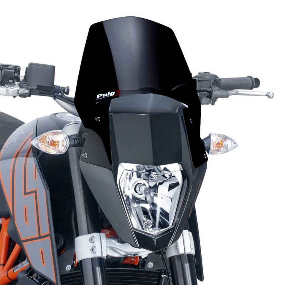 PUIG WINDSCREEN NAKED N.G. SPORT FUR KTM 690 DUKE 2014 BLACK - Image 1 of 1