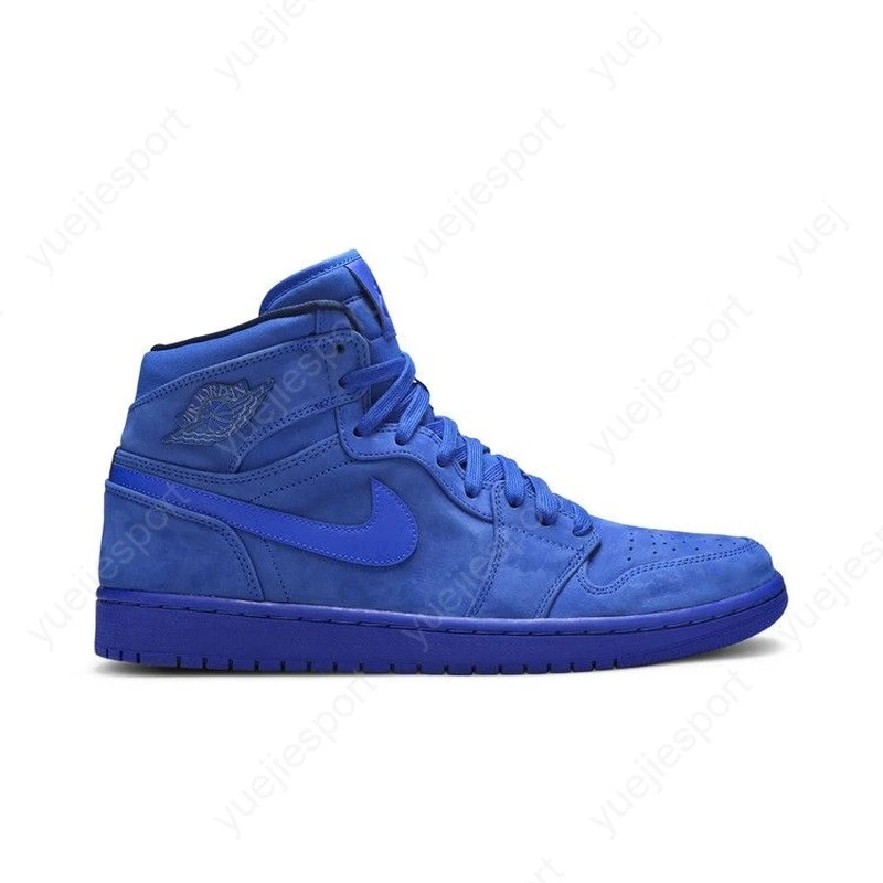 Jordan 1 Retro Premium High Blue Suede W for sale | eBay