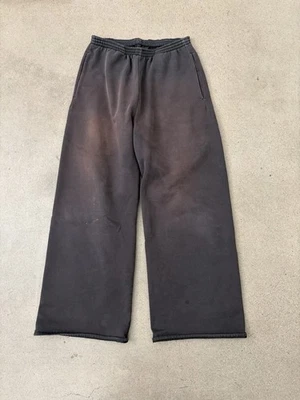 Pantalones deportivos Yeezy Gap Balenciaga polar pierna ancha holgados talla grande mediana Foto 1 de 4