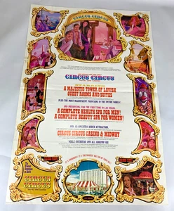 Poster Groovy Pubblicità Early Circus Circus Hotel and Casino 33 3/4"X 23" - Foto 1 di 9