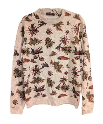 Scotch & Soda Sweater Sz Large Tropical/Island Print Pullover New W/O Tag - Image 1 of 4