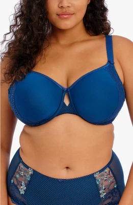 $78 Elomi EL4383 Charley Full Figure Spacer Underwire T-Shirt Bra, Size US 38i - Image 1 of 2