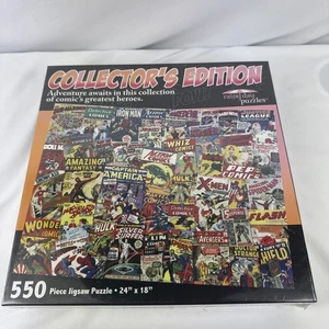 SEALED - Collector's Edition Rainy Day Puzzles - Comic Heroes 550pc - Picture 1 of 14
