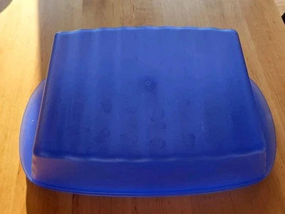 Tupperware Kuchen-/Brotbehälter Schlemmerwelle Junge Welle Blau - Bild 1 von 4