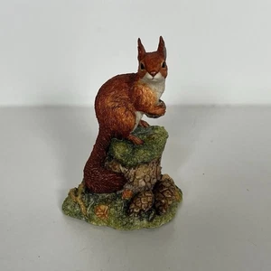 Border Fine Arts Red Squirrel “Autumn Harvest” Figurine B0036 Resin Figure - Picture 1 of 8