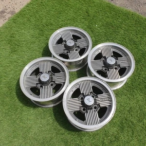 Copricamma Advan - ARGENTO / NERO - 13x6+18 - 4x114,3 - Nissan / Toyota / Mazda - Foto 1 di 24