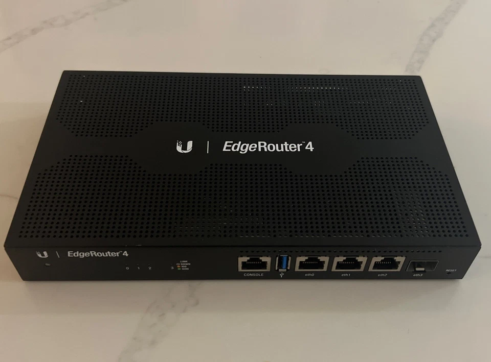 Ubiquiti EdgeRouter 4 wired router Gigabit Ethernet *Firmware Upgrade* - Image 1 of 4