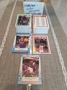 Set completo carte basket Fleer 1989-90 con adesivi ~ Il mio magazzino trova! - Foto 1 di 8