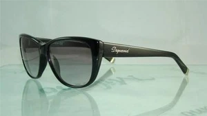 DSQUARED2 DQ 0080 01V BLACK SUNGLASSES GREY GRADIENT LENS Size 59 - Picture 1 of 1