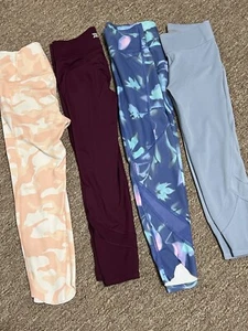 Girls Leggings All In Motion Lot Of 4 Girls Size 6/6x - Picture 1 of 8