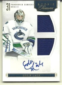 2011-12 Panini Rookie Anthology #126 Eddie Lack JSY AU RC/499 - Imagen 1 de 2
