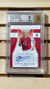 2021-21 Chronicles EPL National Treasures DENNIS BERGKAMP #21/39 Auto BGS 9 /10 - Picture 1 of 2