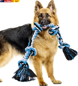 Heavy Duty Dog Rope Toy for Aggressive Chewers, Medium Large Dogs, Tough Twisted - Picture 1 of 6